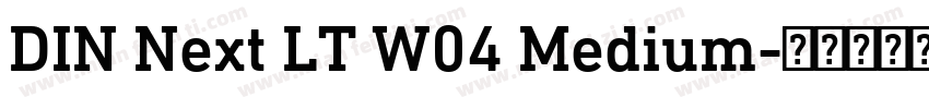DIN Next LT W04 Medium字体转换